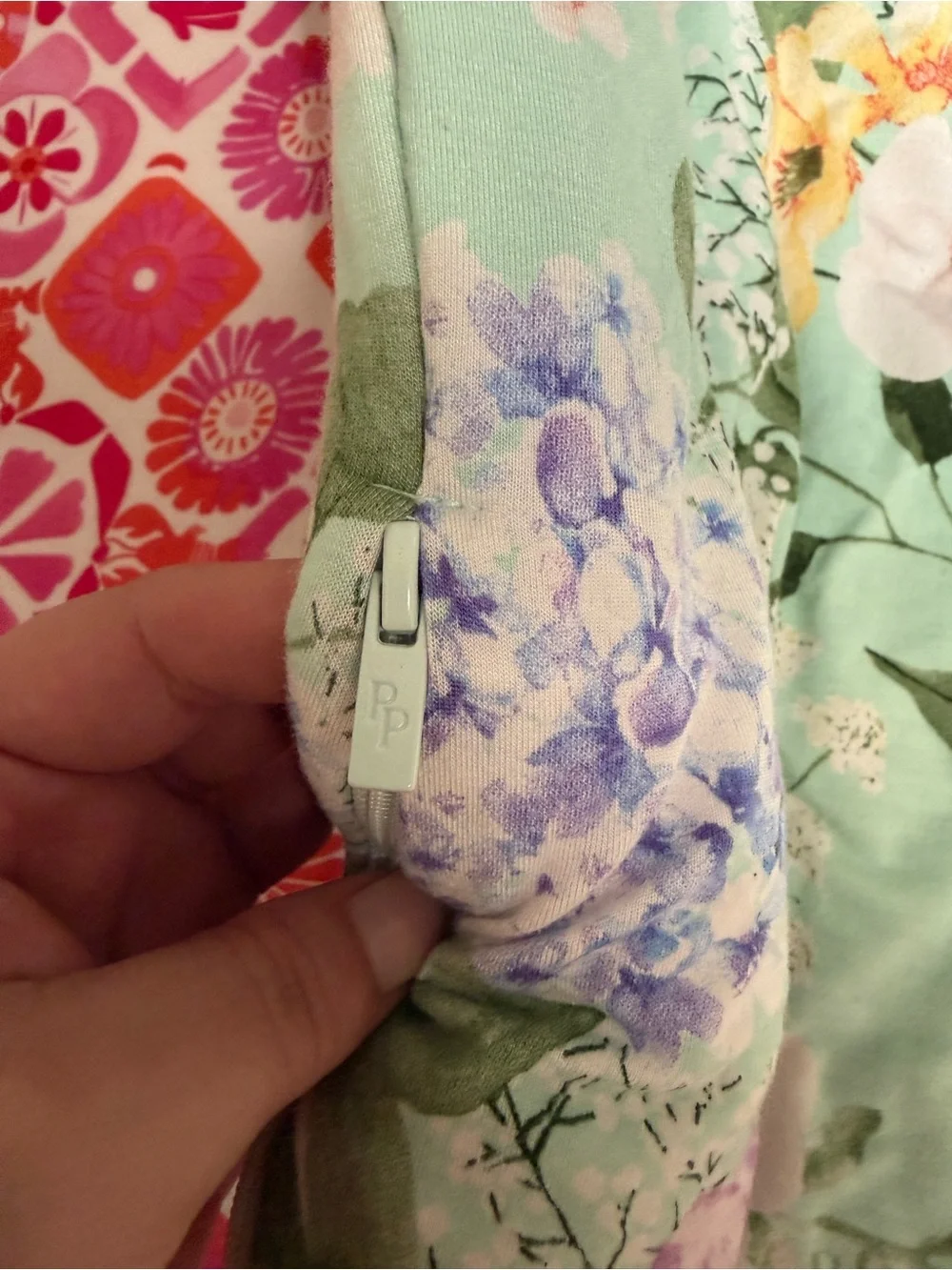 POSH PEANUT ERIN SLEEVELESS RUFFLED SLEEP BAG 0-6 MONTHS / 2.5 TOG